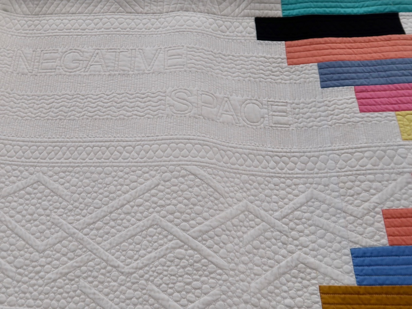 "Negative Space, Positive Attitude" by Victoria Findlay Wolfe - Detail 3